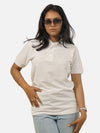 White Polo T-Shirt For Women