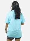 Sky Blue Oversized T-Shirt For Women