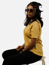 Beige Regular Fit T-Shirt For Women