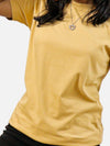 Beige Regular Fit T-Shirt For Women
