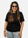 Black Regular Fit T-Shirt For Women