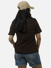 Brown Regular Fit T-Shirt For Women