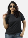 Charcoal Regular Fit T-Shirt For Women