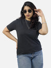 Charcoal Regular Fit T-Shirt For Women