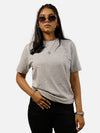 Grey Regular Fit T-Shirt For Women