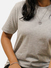 Grey Regular Fit T-Shirt For Women