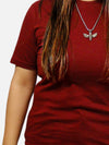 Maroon Regular Fit T-Shirt For Women