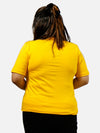 Mustard Yellow Regular Fit T-Shirt For Women