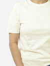 Off White Regular Fit T-Shirt For Women