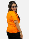 Orange Regular Fit T-Shirt For Women