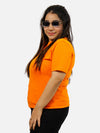 Orange Regular Fit T-Shirt For Women