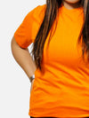 Orange Regular Fit T-Shirt For Women