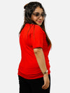 Red Regular Fit T-Shirt For Women