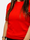 Red Regular Fit T-Shirt For Women