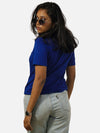 Royal Blue Regular Fit T-Shirt For Women