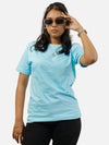 Sky Blue Regular Fit T-Shirt For Women