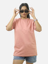 Peach Oversized T-Shirt For Women
