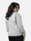 Grey Regular Fit Sweatshirt For Women