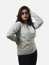 Grey Regular Fit Sweatshirt For Women