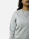 Grey Regular Fit Sweatshirt For Women