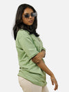 Sage Green Oversized T-Shirt For Women