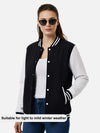 Black Varsity Jacket For Women