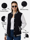 Black Varsity Jacket For Women