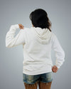 White Regular Fit Zero Hoodie For Women