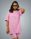 Lavender Oversized Co-Ord Set For Women