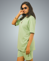 Sage Green Oversized Co-Ord Set For Women