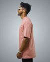 Peach Oversized Tshirt For Men
