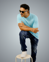 Sky Regular Fit Tshirt For Men