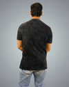 Acid Wash - Black Regular Fit Tshirt For Men
