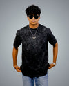 Acid Black Oversized Fit Tshirt For Men