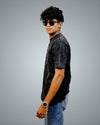 Acid Black Oversized Fit Tshirt For Men