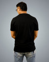 Black Regular Fit Tshirt For Men