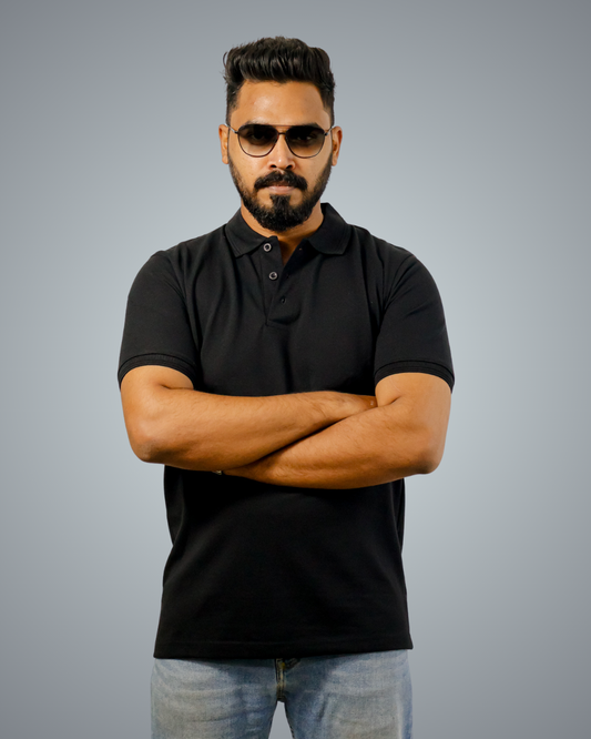 Black Polo Tshirt For Men