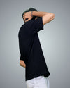 Black Oversized Fit Tshirt For Men