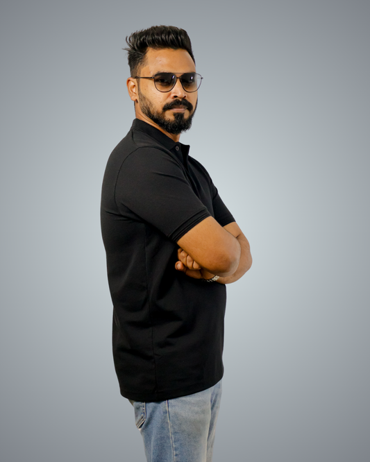 Black Polo Tshirt For Men