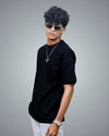 Black Oversized Fit Tshirt For Men