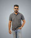 Charcoal Polo Tshirt For Men