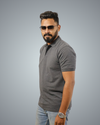Charcoal Polo Tshirt For Men