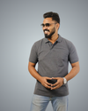 Charcoal Polo Tshirt For Men