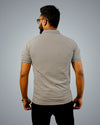 Grey Polo Tshirt For Men
