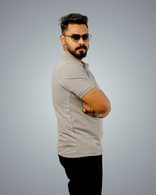 Grey Polo Tshirt For Men