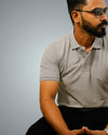 Grey Polo Tshirt For Men