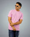 Lavender Regular Fit Tshirt For Men