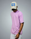 Lavender Oversized Fit Tshirt For Men