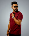 Maroon Polo Tshirt For Men