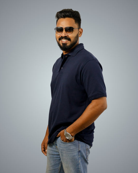 Navy Polo Tshirt For Men